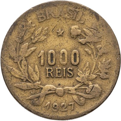 купить Бразилия 1000 реалов 1927