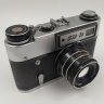 Купить Фотоаппарат "ФЭД-5" с объективом "Индустар-61 Л/Д" в оригинальном кофре, металл, пластик, стекло, кожа, Харьковский машиностроительный завод им. Дзержинского (ФЭД), СССР, 1975-1991 гг.