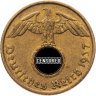 Купить Германия (Третий рейх) 5 рейхспфеннигов (reichspfennig) 1937, Знак монетного двора "A"