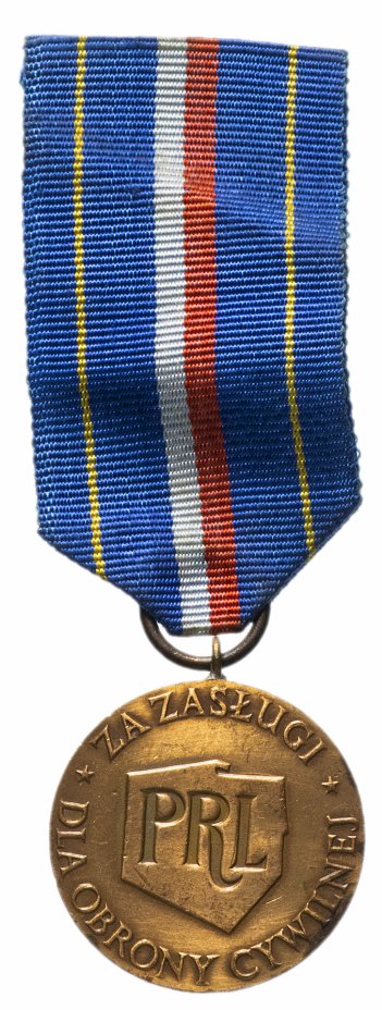купить Медаль «За заслуги в Гражданской обороне ПНР» 3 степени Польша