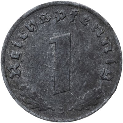 купить Германия, Третий Рейх 1 рейхспфенниг 1943 "D"