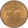 Купить США 1 доллар (dollar) 2016 D "Коренные Американцы - Индейцы-радисты"