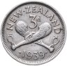 Купить Новая Зеландия 3 пенса (pence) 1939