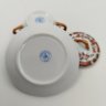 Купить Солонка в виде супницы (миниатюрная) с изображением цветов,  "Porcelain Art" (PA), фарфор, деколь,золочение, Европа, 1970-2000 гг.