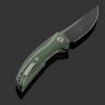 Купить Складной нож Petrified Fish Deepsea PFP05 (PFP05GRMDW), сталь K110, рукоять Green Micarta