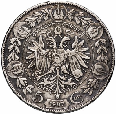 купить Австрия 5 крон 1907