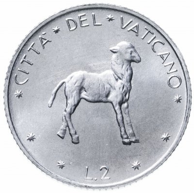 купить Ватикан 2 лиры 1976