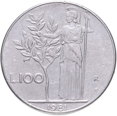 купить Италия 100 лир 1981