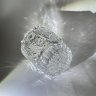 Купить Конфетница с геометрическим резным декором, хрусталь, алмазная грань, СССР, 1970-1990 гг.