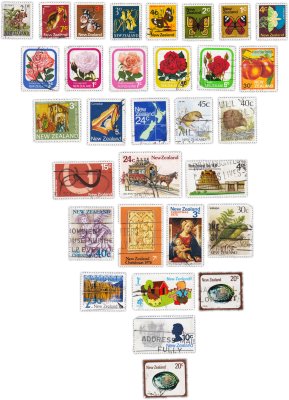 купить Новая Зеландия набор марок из 31 штук