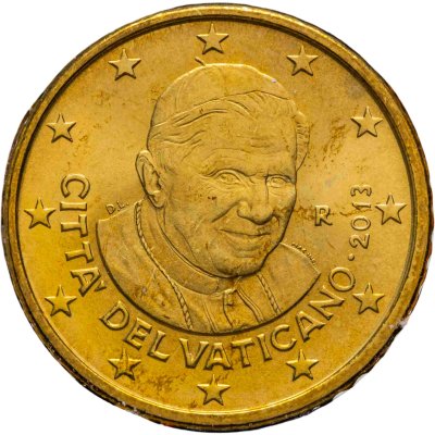 купить Ватикан 50 евроцентов (euro cent) 2013 в сувенирной упаковке