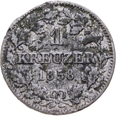 купить Германия, Бавария 1 крейцер 1858