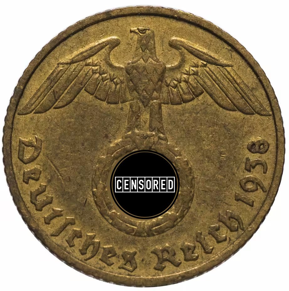 купить Фашистская Германия (Третий Рейх) 5 рейхспфеннигов (reichspfennig) 1937-1939