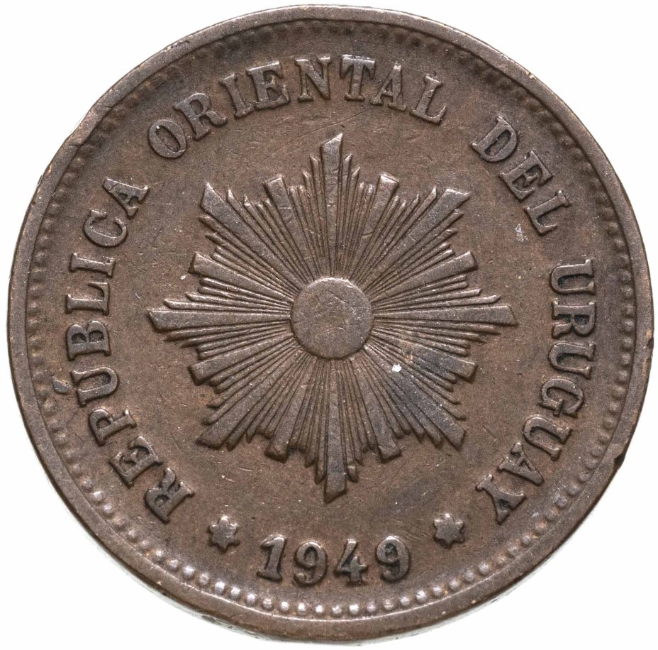  5 centesimos 1949 1700 