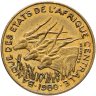 Купить Центральная Африка (BEAC) 5 франков (francs) 1980