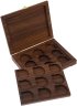Купить Футляр деревянный для 18 монет (термоясень)