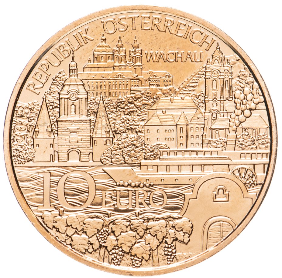 Монета Австрия 10 евро 2013 Нижняя Австрия стоимостью 2655 руб.