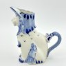 Купить Кувшин "Лев", Гжель, фарфор, роспись, Объединение «Гжель», Российская Федерация, 1991-2010 гг.