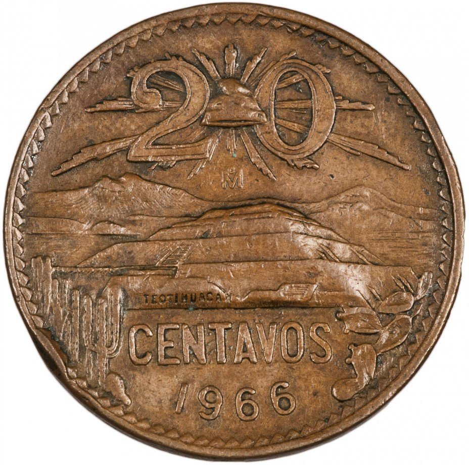 купить Мексика 20 сентаво 1955-1971, случайная дата