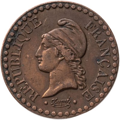 купить Франция 1 сантим (centime) 1848
