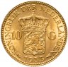 Купить Нидерланды 10 гульденов (gulden) 1933 года с портретом Королевы Вильгельмины