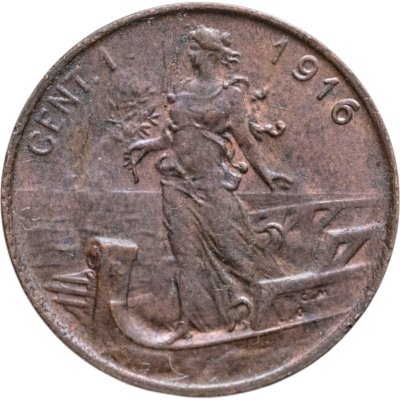купить Италия 1 чентезимо (centesimo) 1916