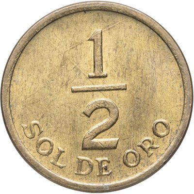 купить Перу 1/2 соля (sol) 1976