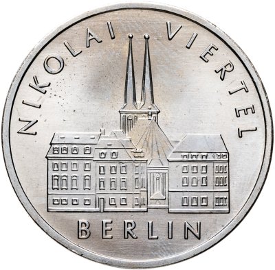 купить Германия (ГДР) 5 марок 1987 "750 лет Берлину – Квартал Николаи"