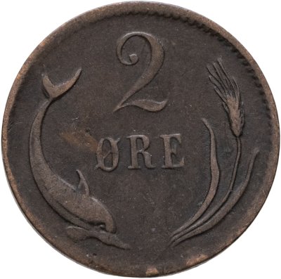 купить Дания 2 эре (ore) 1883