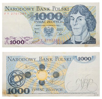 купить Польша 1000 злотых 1982