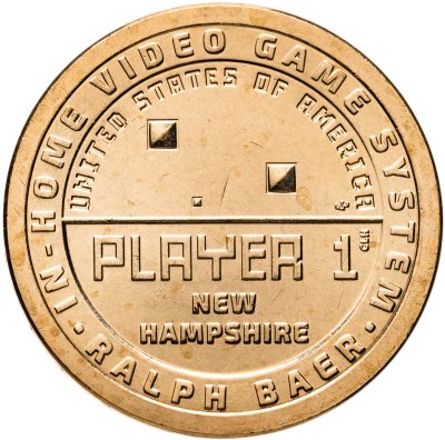 купить США 1 доллар 2021 D "Ральф Баер, Игровая приставка" (Нью-Гэмпшир)