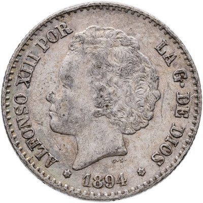 купить Испания 50 сентимо (centimos) 1894