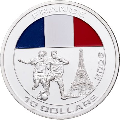купить Либерия 10 долларов 2005 "Чемпионат мира по футболу 2006 - Франция"