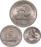 Купить США набор монет 1976 "200 лет Независимости США" (3 монеты)