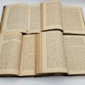 Купить Набор из четырёх книг из "Полное собрание сочинений", Ф.М. Достоевский, Том 1, 9 (ч.1), 10, 12 (ч.1), бумага, печать, кожа, Издание А.Ф. Маркса, Российская империя, 1894-1895 гг.