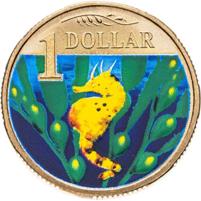 купить Австралия 1 доллар 2007 "Океан - морской конек"
