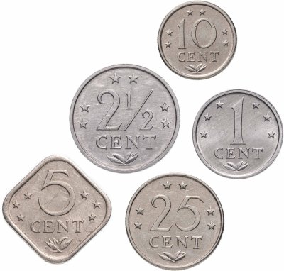 купить Нидерландские Антильские острова набор из 5 монет 1979