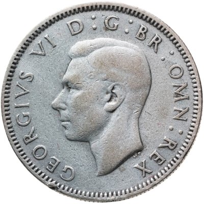 купить Великобритания 1 шиллинг (shilling) 1940 Английский шиллинг - лев, стоящий на короне