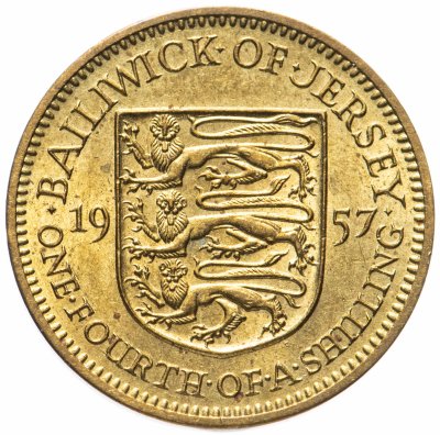 купить Джерси 1/4 шиллинга (shilling) 1957