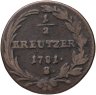 Купить Австрия 1/2 крейцера 1781