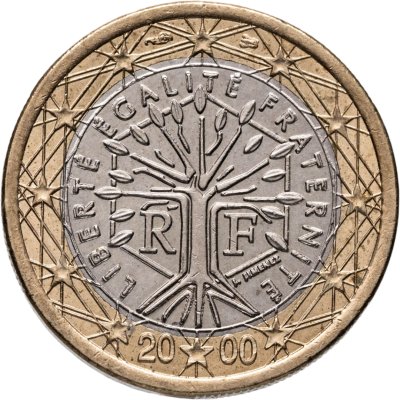купить Франция 1 евро (euro) 2000