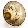 Купить Ваза дымчатого оттенка в стиле Art Deco, украшенная абстрактным геометрическим декором, стекло, травление, Daum, Франция, 1920-1930 гг.