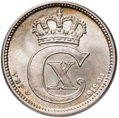 купить Дания 10 эре (ore) 1918