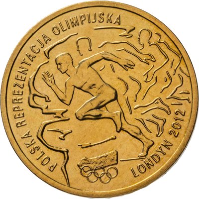 купить Польша 2 злотых (zlote) 2012 "XXX летние Олимпийские Игры, Лондон 2012"