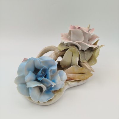 купить Статуэтка "Цветы на ветке", фарфор, роспись, Cluj-Napoca Porcelain, Румыния, 1974-1990 гг.