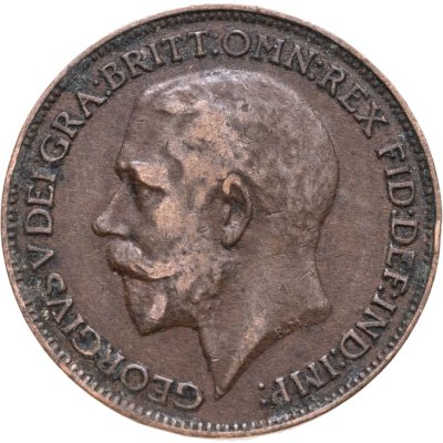 купить Великобритания 1 фартинг (farthing) 1924