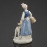 Купить Статуэтка "Девушка с теленком", фарфор, роспись, Wagner & Apel, ГДР, 1949-1951 гг.