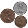 Купить Новая Зеландия набор из 3х монет 1967-1985 (молодая Елизавета II)