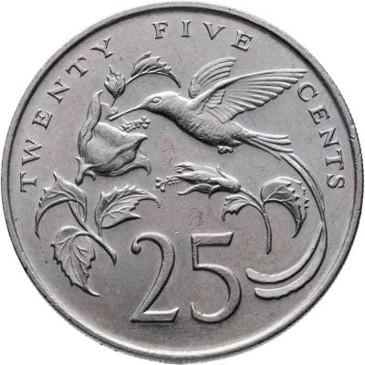 купить Ямайка 25 центов (cents) 1989