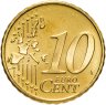 Купить Германия 10 евроцентов 2002 Двор A